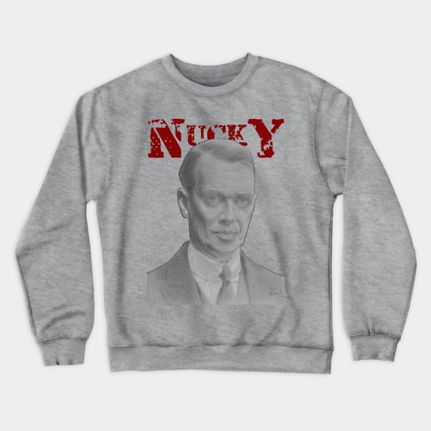 Steve Buscemi Crewneck Sweatshirt by jkarenart